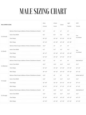 Civilian Men's Bulletproof Vest
